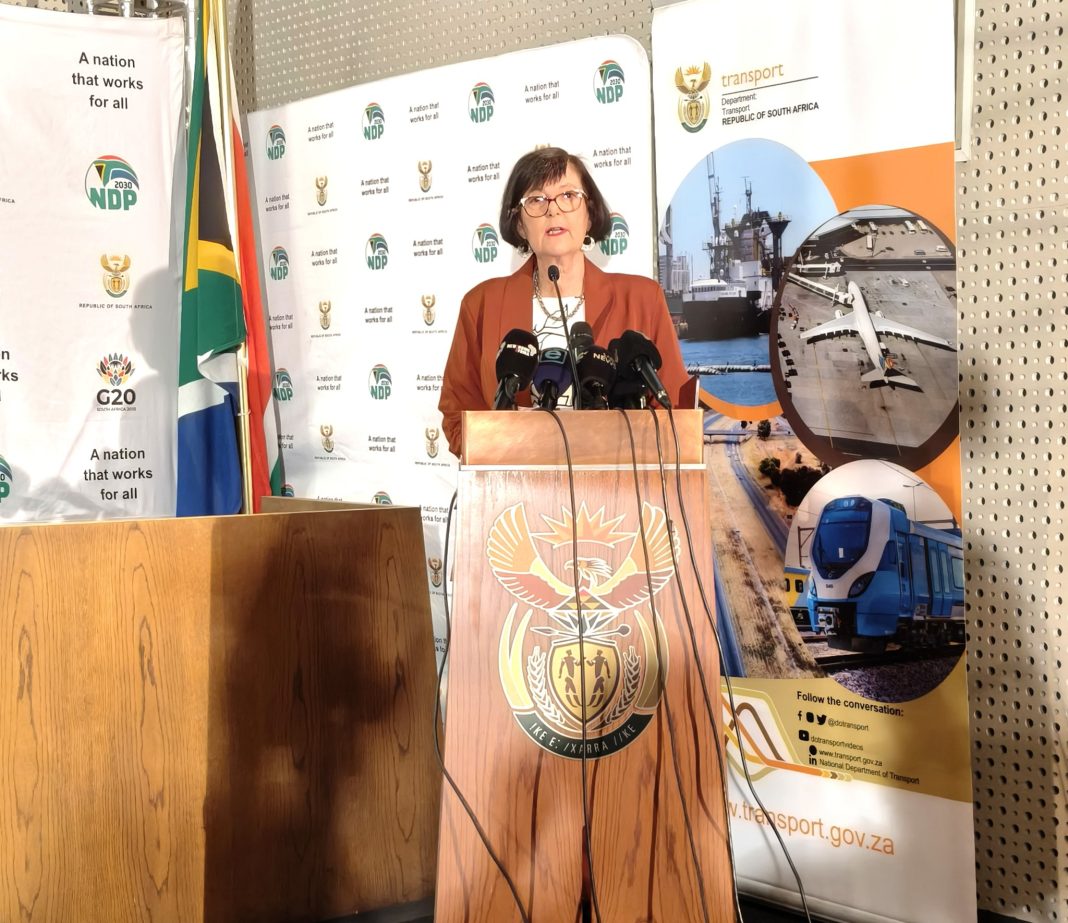 Transport-Minister-Barbara-Creecy-addresses-reporters-in-Pretoria-1068×923